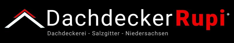 Dachdecker Salzgitter - Rupi - Bedachungen - Logo-Design